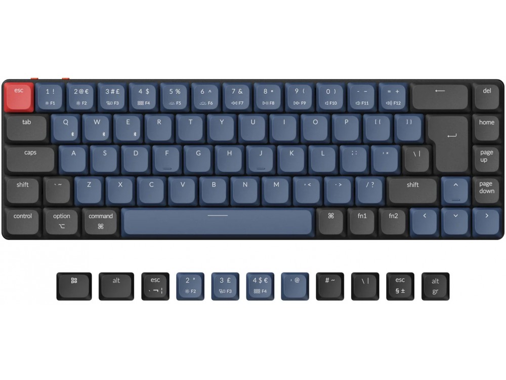 UK Keychron K7 Pro QMK Bluetooth RGB Hot-Swap Tactile Ultra-slim Aluminium Mac/PC Keyboard, picture 1