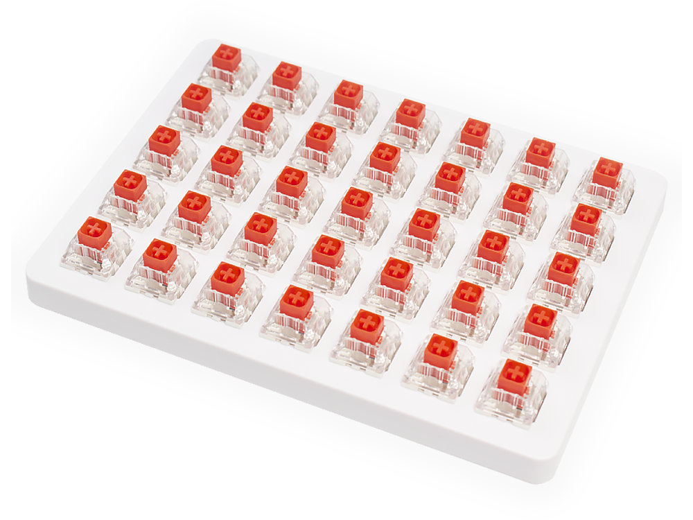 Kailh Box Red Switch Set and Holder 35