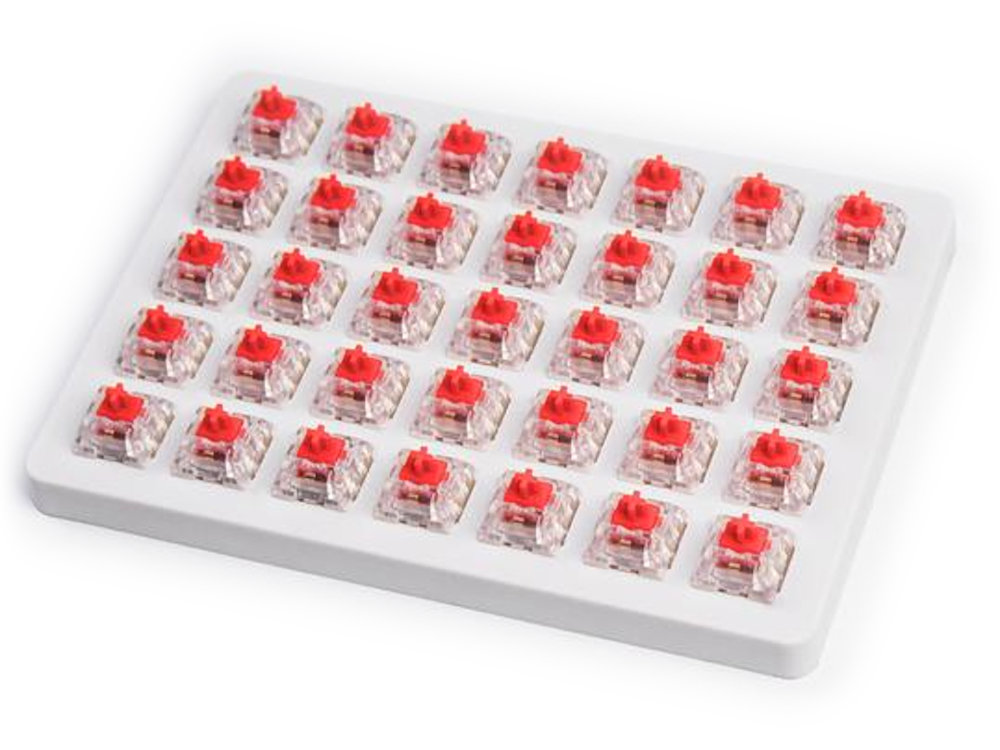 Kailh Red Switch Set and Holder 35