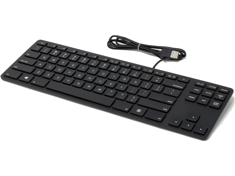 USA Matias Wired Aluminum Tenkeyless Keyboard for PC Black, picture 1