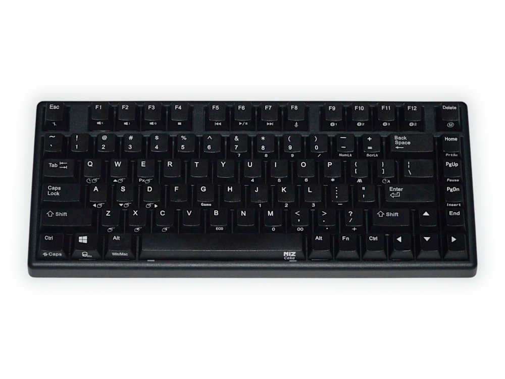 Micro82 Capacitive 45gf Bluetooth Programmable Keyboard Black, picture 1