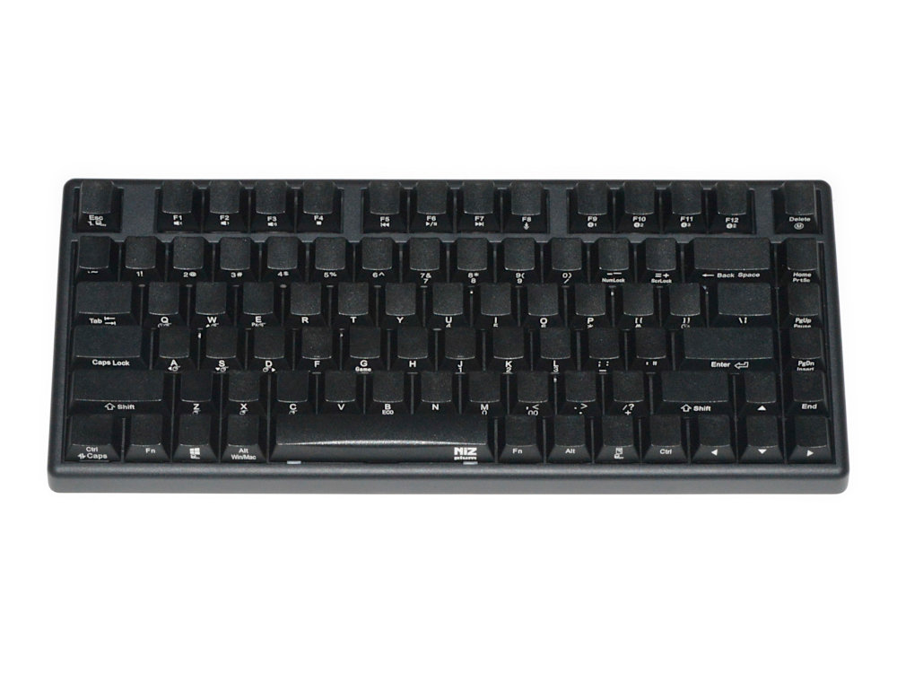 Micro84 Capacitive Bluetooth Programmable Front Print Keyboard Black