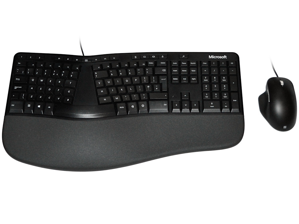 Microsoft Ergonomic Desktop Wired Keyboard and Mouse