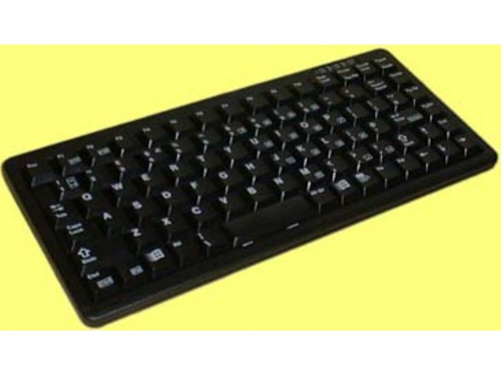 CHERRY mini keyboard, black, PS/2 and USB