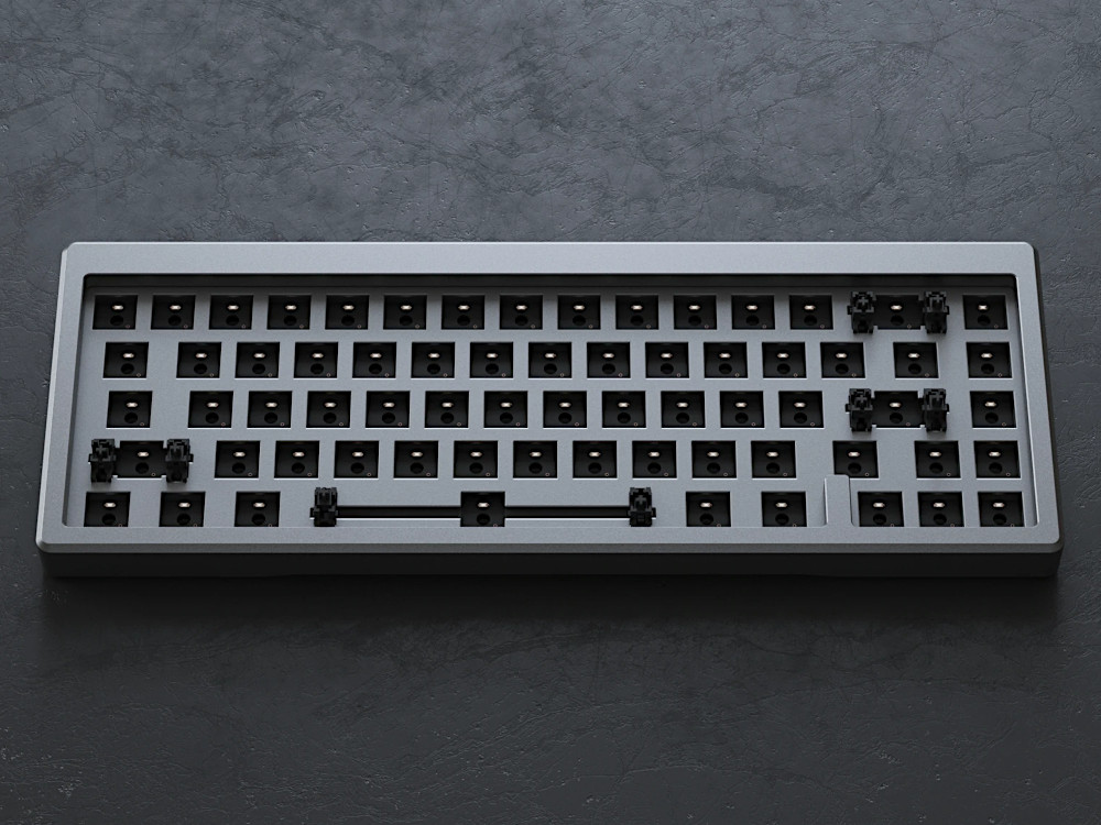 Akko ANSI MOD 005 DIY Kit 65% RGB Aluminium Space Gray Hot-Swap Keyboard