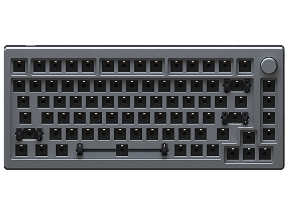 Akko ANSI MOD 007v2 DIY Kit 75% RGB Aluminium Space Gray Hot-Swap Keyboard, picture 1