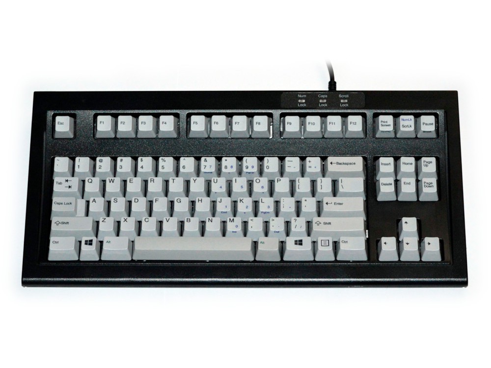 USA New Mini Model M Keyboard Black Gray, picture 1