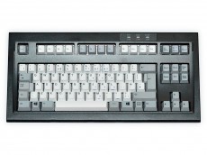 UK New Mini Model M Keyboard Black White/Gray
