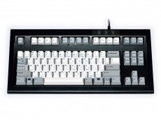 USA New Mini Model M Keyboard Black White/Gray