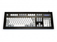 Norwegian New Model M Keyboard Black White/Gray