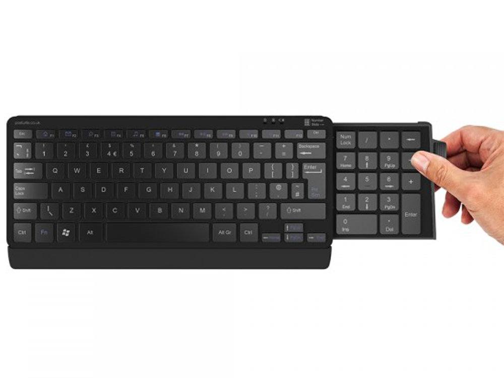 Number Slide Retractable Keypad Keyboard