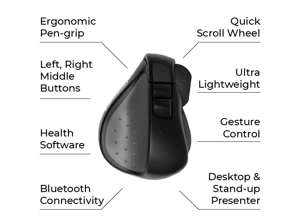 ProPoint Mini Pen-Grip Bluetooth Presenter Mouse, picture 3