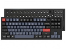 Keychron Q3 QMK RGB Aluminium Mac/PC Carbon Black Custom Keyboards with Knob