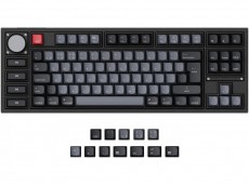 Keychron Q3 Pro QMK Bluetooth RGB Aluminium Mac/PC Carbon Black Custom Knob Keyboards