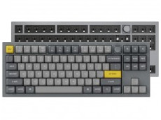 Keychron Q3 QMK RGB Aluminium Mac/PC Silver Grey Custom Keyboards with Knob
