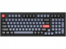 USA Keychron Q5 QMK RGB Aluminium Mac/PC Carbon Black Linear Custom Keyboard with Knob