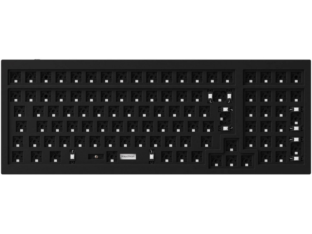ISO Keychron Q5 QMK RGB Aluminium Mac/PC Carbon Black Barebone Custom Keyboard, picture 1