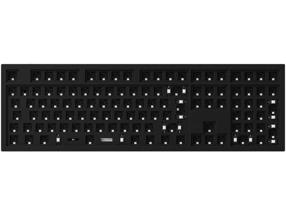 ISO Keychron Q6 QMK RGB Aluminium Mac/PC Carbon Black Barebone Custom Keyboard, picture 1