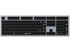 ISO Keychron Q6 QMK RGB Aluminium Mac/PC Silver Grey Barebone Custom Keyboard