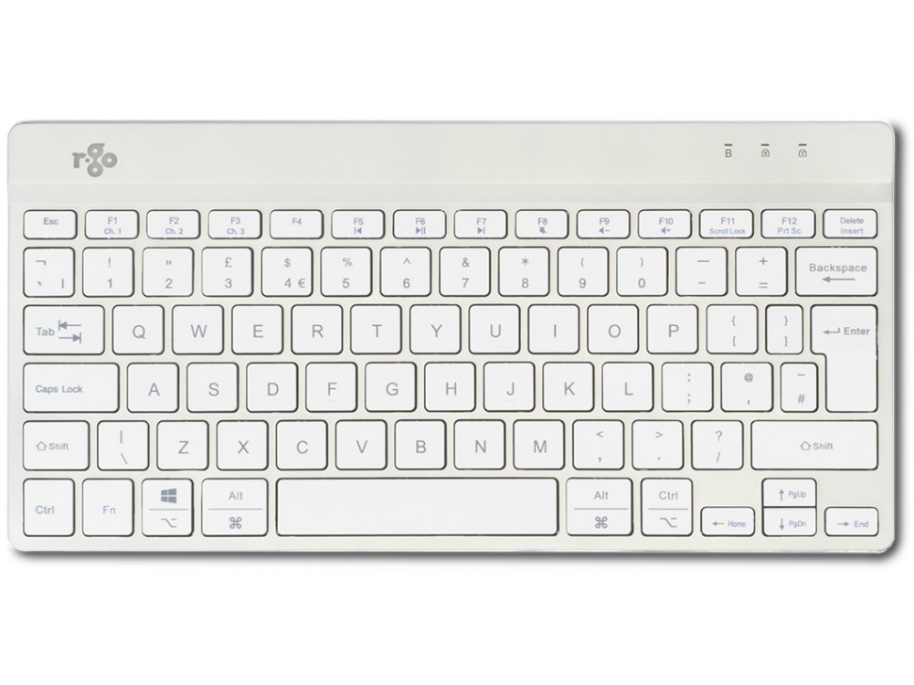 R-Go Compact Break Bluetooth Keyboard White