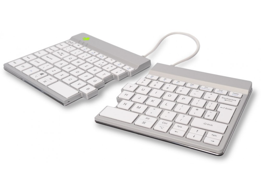 R-Go Split Bluetooth Break Ergonomic Keyboard White, picture 3