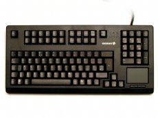 Black Rack Style Keyboard Incorporating a TouchPad, Black, USB