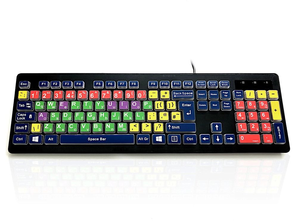 Mixed Colour Large Legend Keyboard, picture 1