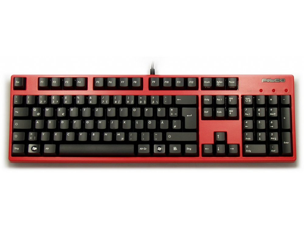 German Red Case Filco Majestouch-2, MX Red Soft Linear Keyboard