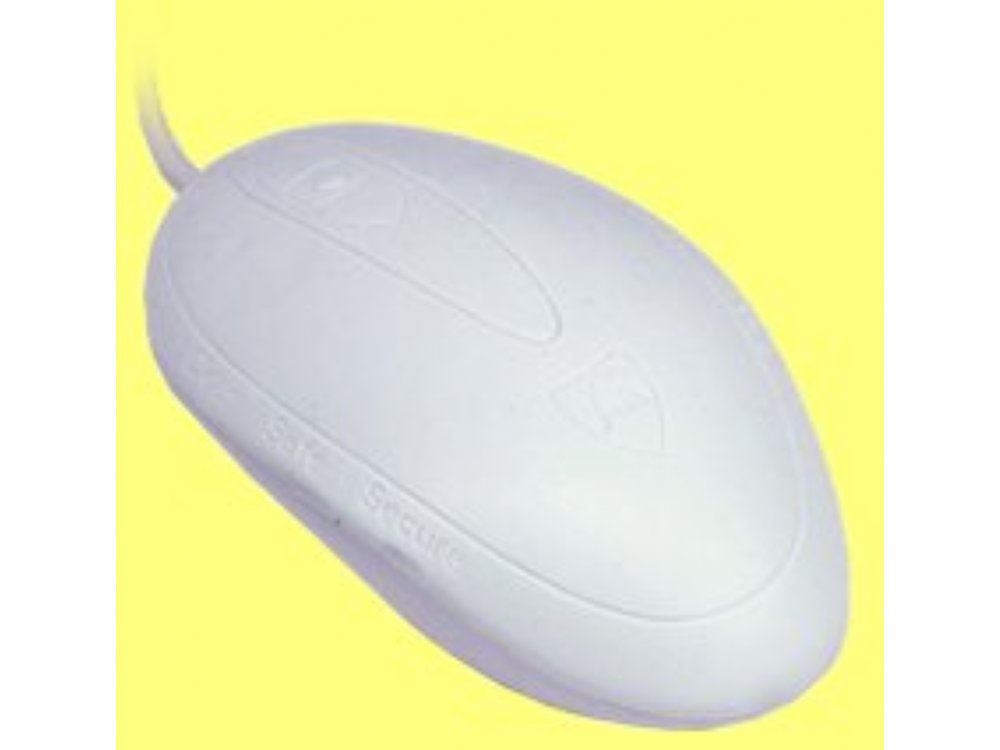 SEAL SHIELD Mouse White - Antimicrobial Waterproof Optical Mouse