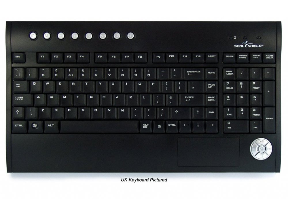 Silver Surf Spanish Wireless Multi Media Keyboard, picture 1