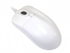 SILVER STORM White Scroll Mouse - Medical Grade Waterproof Antimicrobial