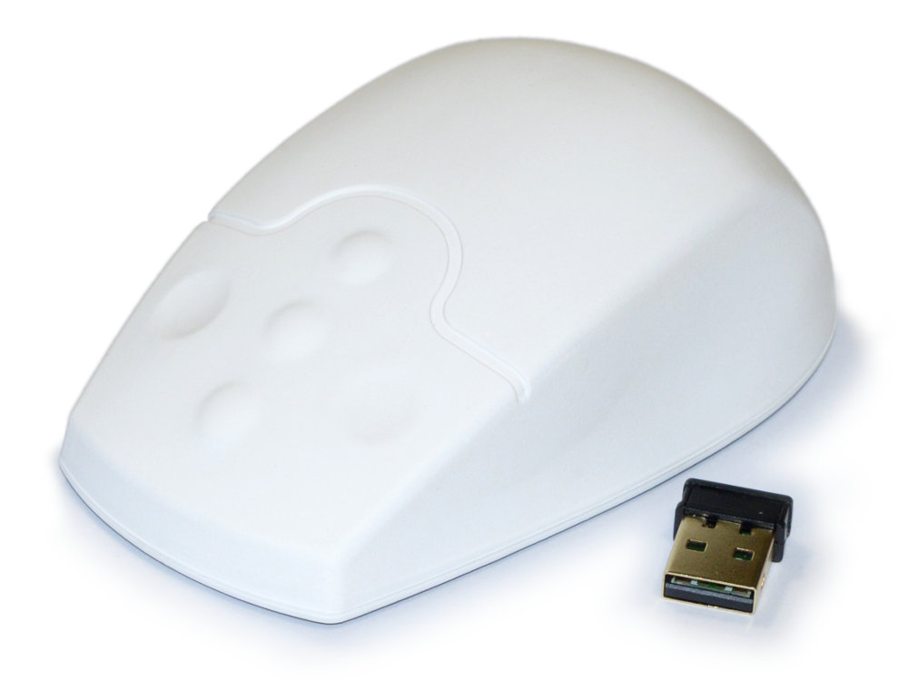 SterileMouse Laser Wireless Antibacterial Scroll Mouse
