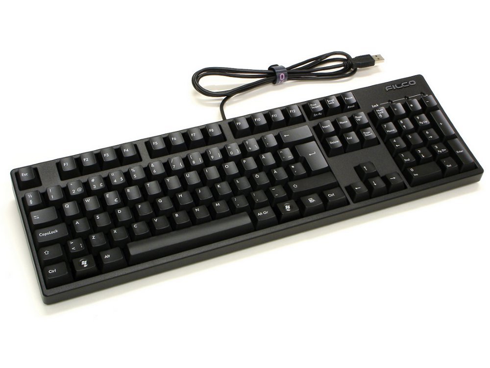Swedish/Finnish Filco Majestouch-2, MX Brown Tactile Keyboard, picture 1