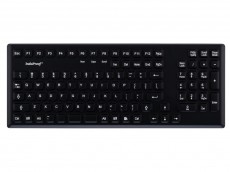 INDUPROOF�2 Rugged Silicone Keyboard with Short Travel Keys Black