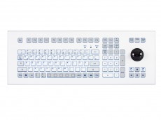 Industrial TKS Keyboard Front-Side Integration 38mm Trackball