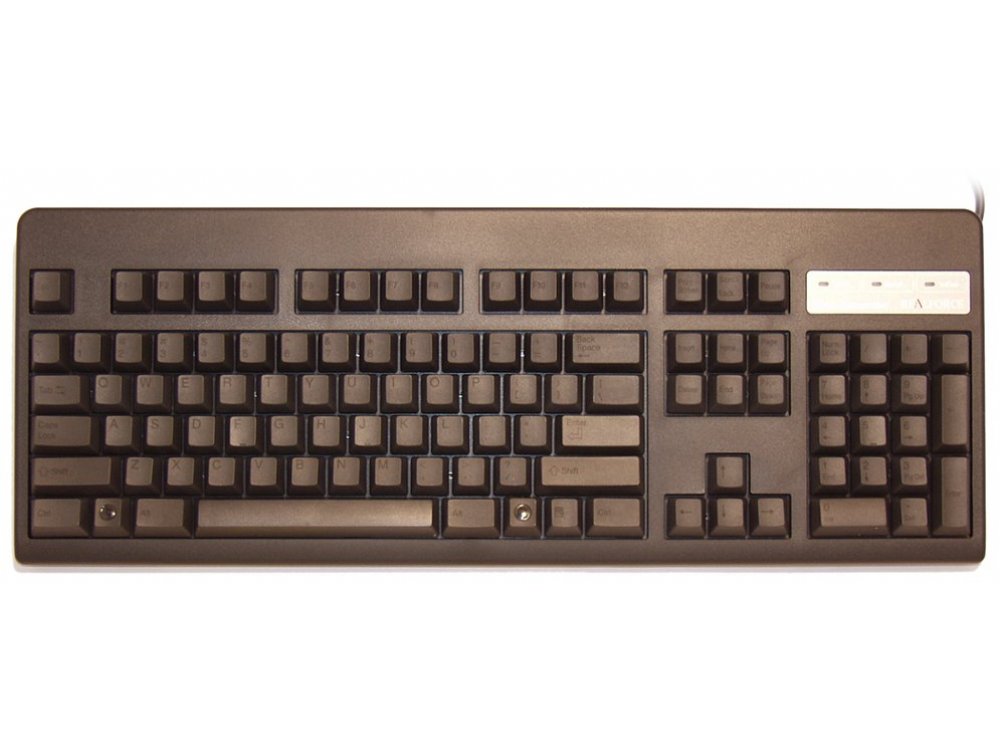 USA Topre Realforce 104UB Variable Black on Black Keyboard