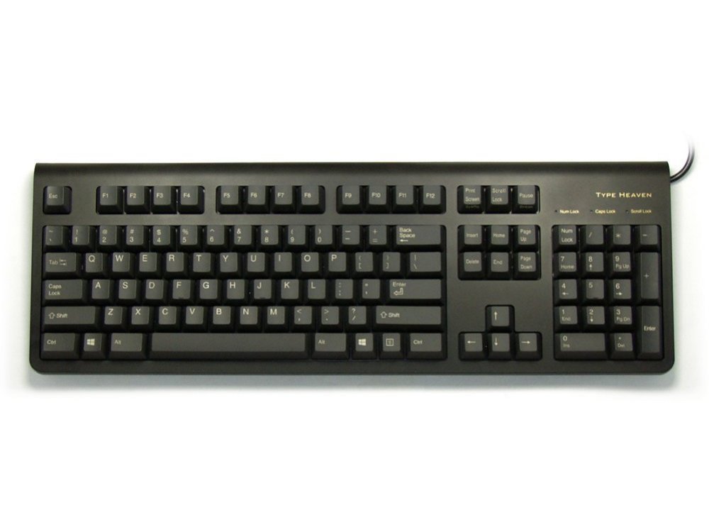 USA Topre Type Heaven Black 104 Key 45g Keyboard, picture 1
