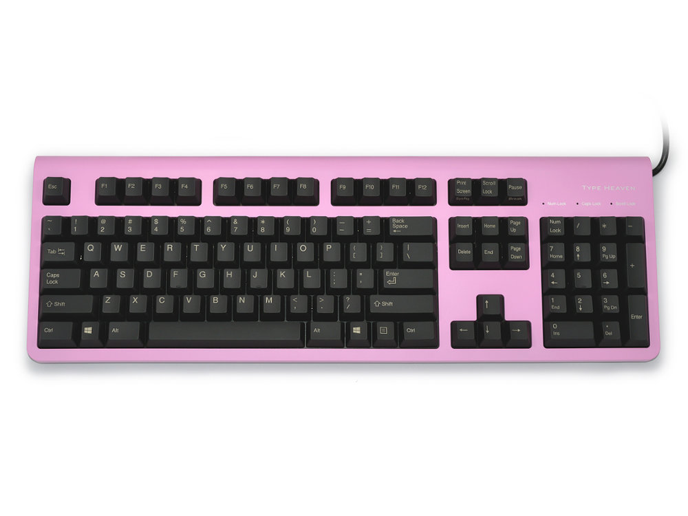 USA Topre Type Heaven Pink 104 Key 45g Keyboard