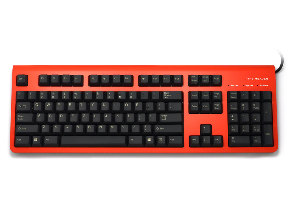 USA Topre Type Heaven Red 104 Key 45g Keyboard, picture 1