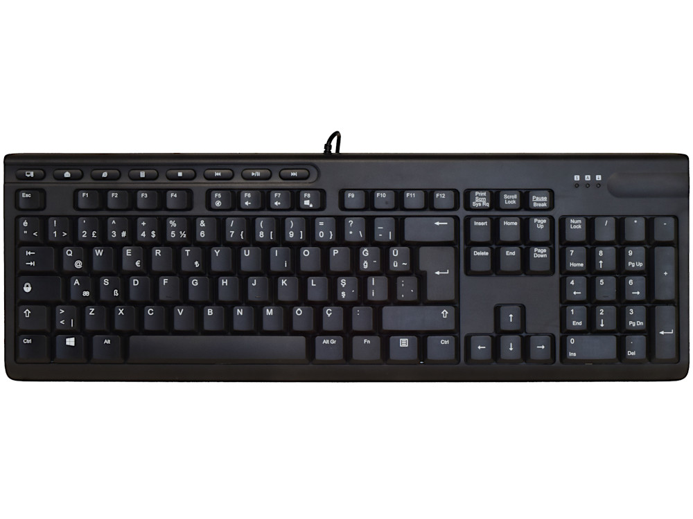 Turkish Q Keyboard Black, picture 1