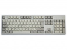 UK Durgod Taurus 310 Cream White Programmable MX Silent Red Keyboard
