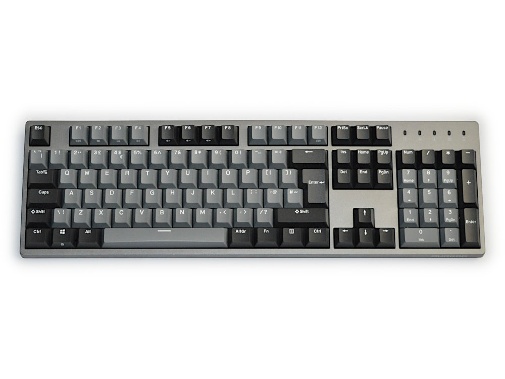 UK Durgod Taurus 310 Space Gray Programmable MX Silent Red Keyboard, picture 1
