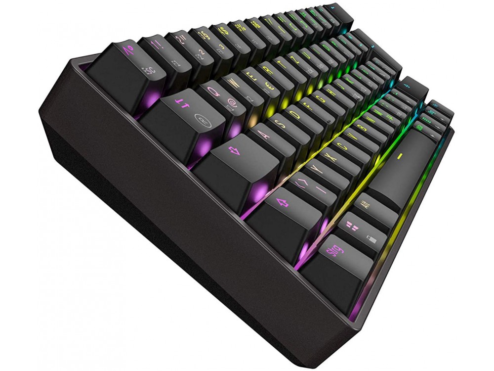 UK Mizar MZ60 Luna 60% RGB Optical Tactile Double Shot Keyboard, picture 6