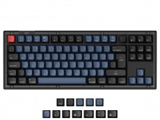 UK Keychron V3 QMK RGB Linear Mac/PC Frosted Black Custom Keyboard with Knob