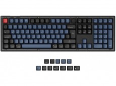 Keychron V6 QMK RGB Mac/PC Frosted Black Custom Keyboards with Knob
