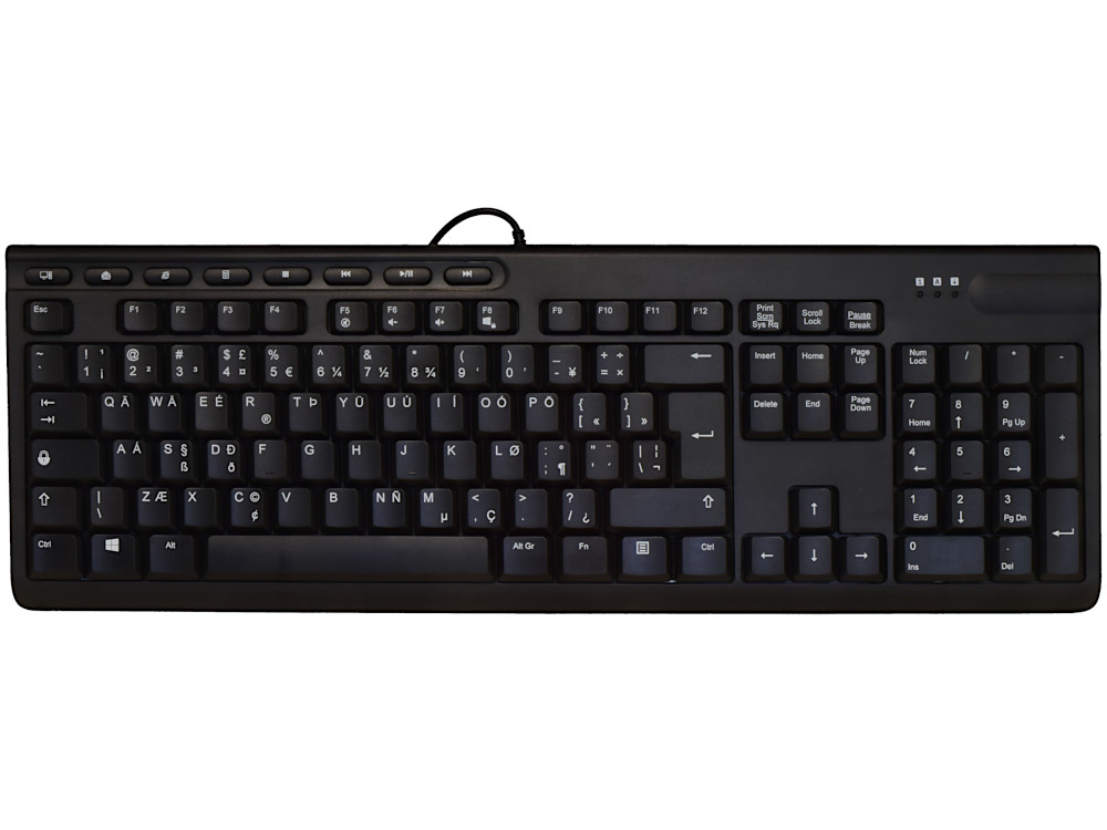 US International Keyboard Black, picture 1