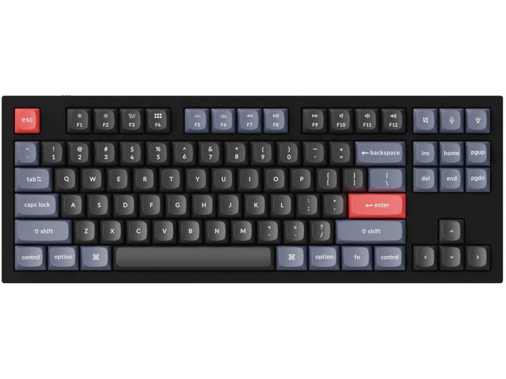USA Keychron Q3 QMK RGB Aluminium Mac/PC Carbon Black Tactile Custom Keyboard, picture 1