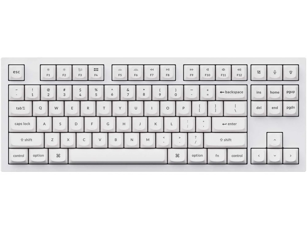 USA Keychron Q3 QMK RGB Aluminium Mac/PC Shell White Linear Custom Keyboard
