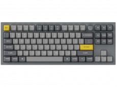USA Keychron Q3 QMK RGB Aluminium Mac/PC Silver Grey Tactile Custom Keyboard with Knob