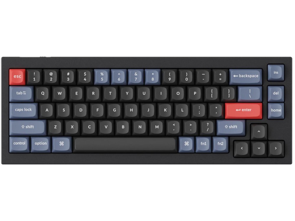 USA Keychron Q2 QMK RGB Tactile Aluminium Mac/PC Carbon Black Custom Keyboard, picture 1
